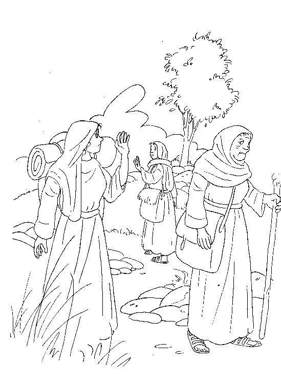 Plansa de colorat cu Biblia Ilustrata 112
